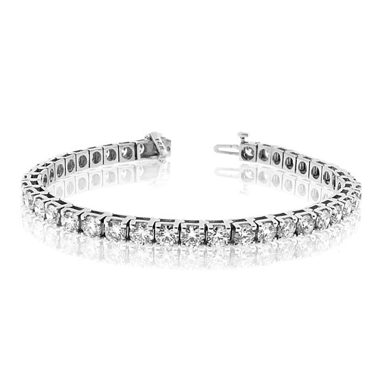 Diamond Tennis Bracelet, 3 Carats, 14K White Gold